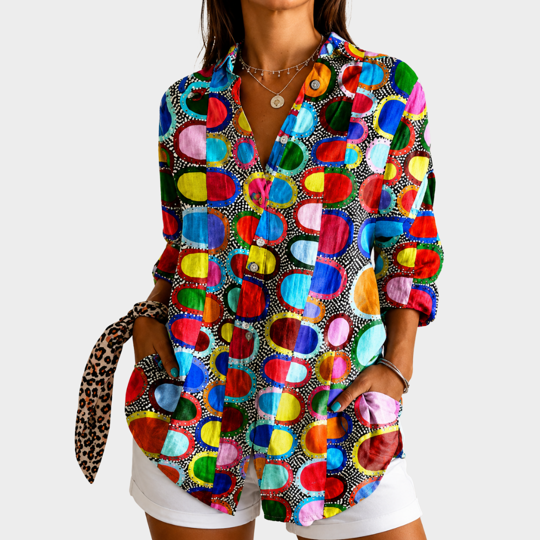 Blouse Légère à Imprimé Coloré