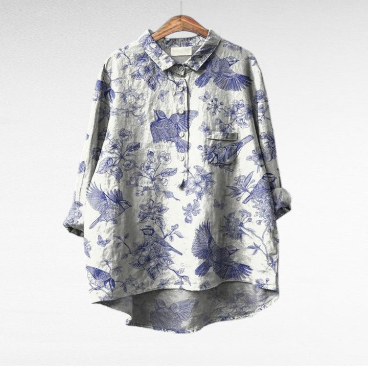 Séraphine | Blouse Florale Artistique