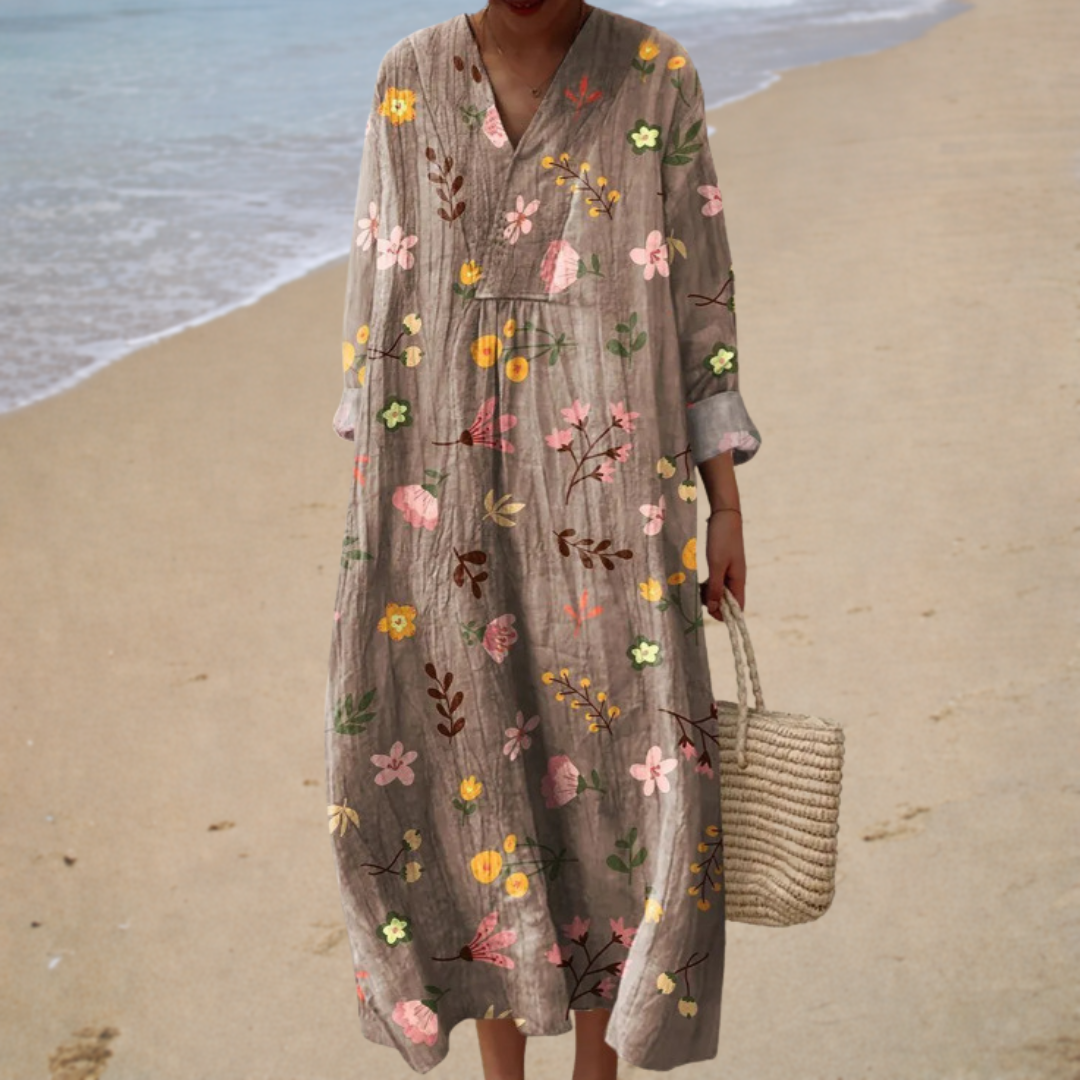 Robe Imprimée d'Été qui Met en Valeur