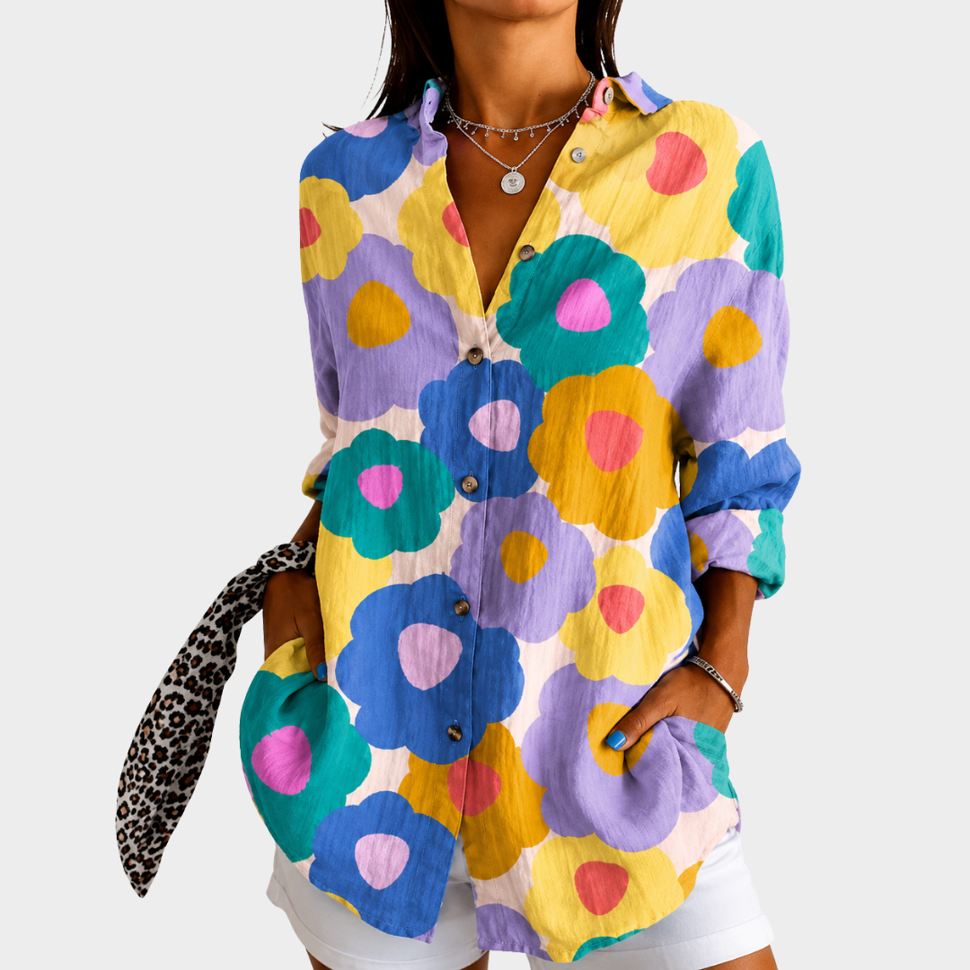 Blouse Légère à Imprimé Coloré
