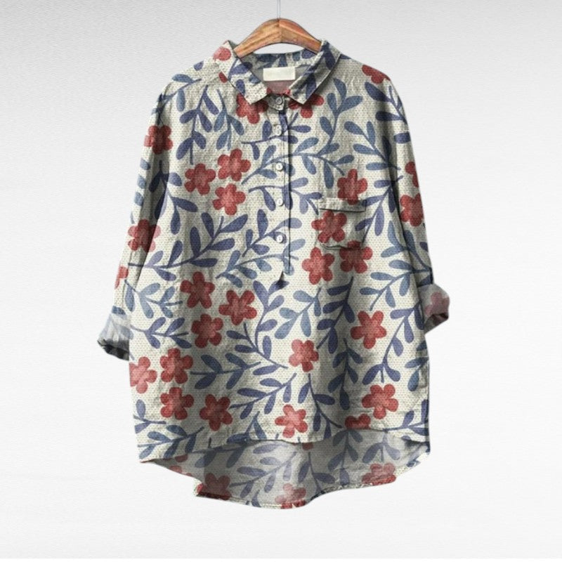 Séraphine | Blouse Florale Artistique