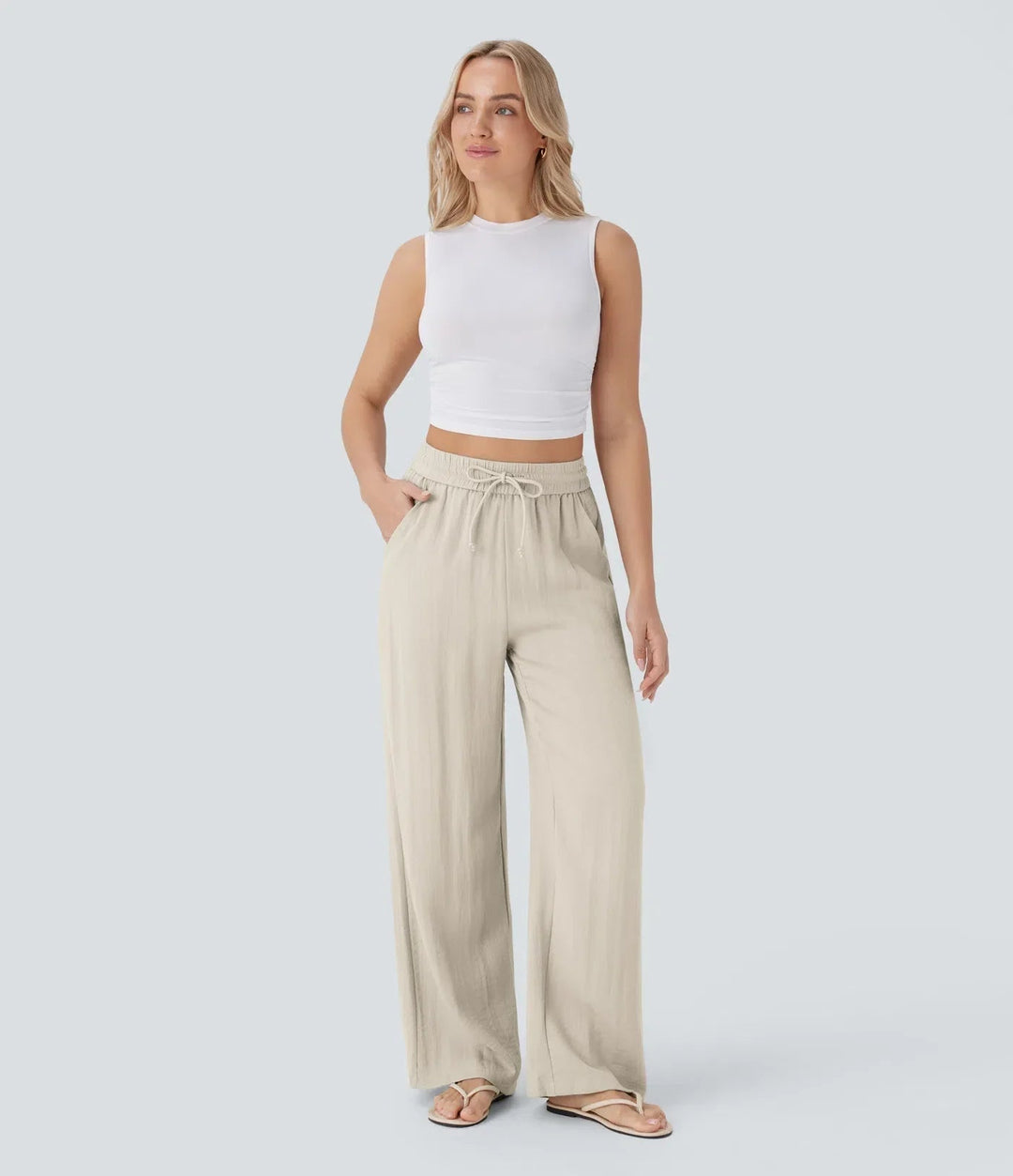 Sarah – Effortless Wide Leg Pants