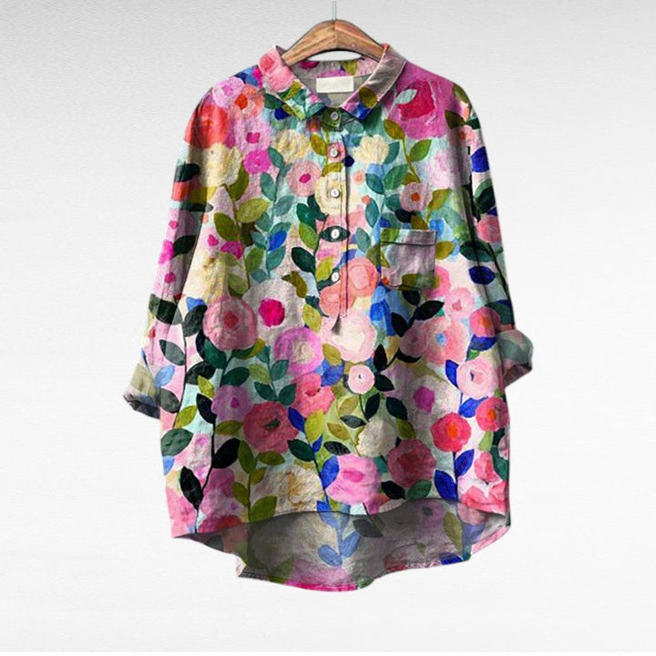 Séraphine | Blouse Florale Artistique