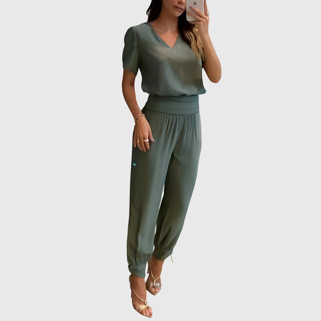 Jennifer™ | Trendy Blouse & Pants Set