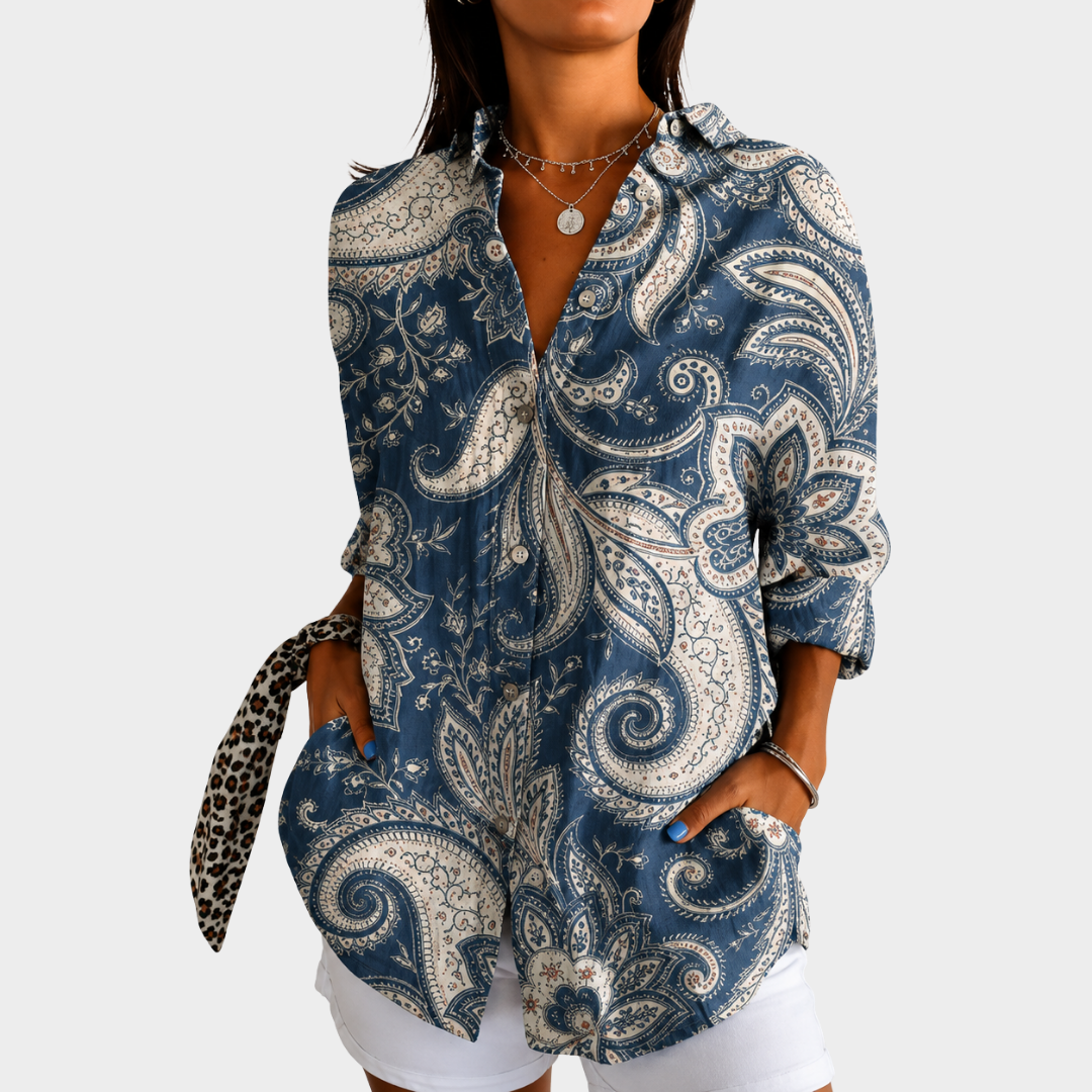Blouse Légère à Imprimé Coloré