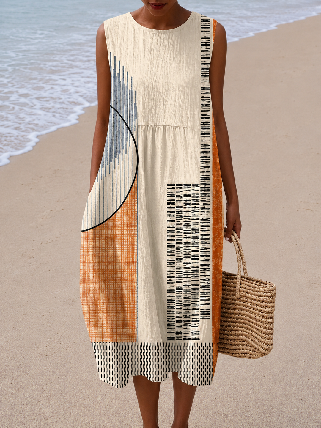 Robe d'Été Sans Manches
