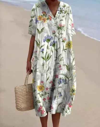 Lina | Vintage Flower Dress