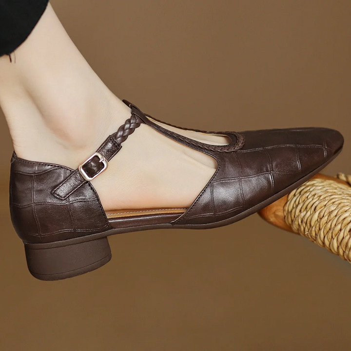 Clara - Orthopedic Leather Mary Jane Shoes