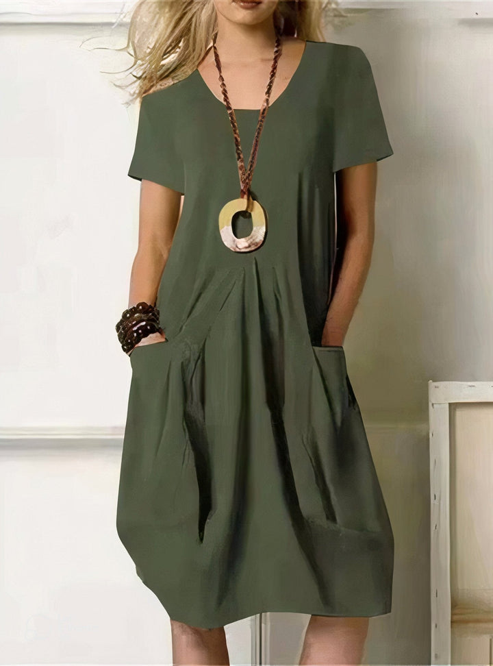 Oriane™ | Fluid Casual Maxi Dress-