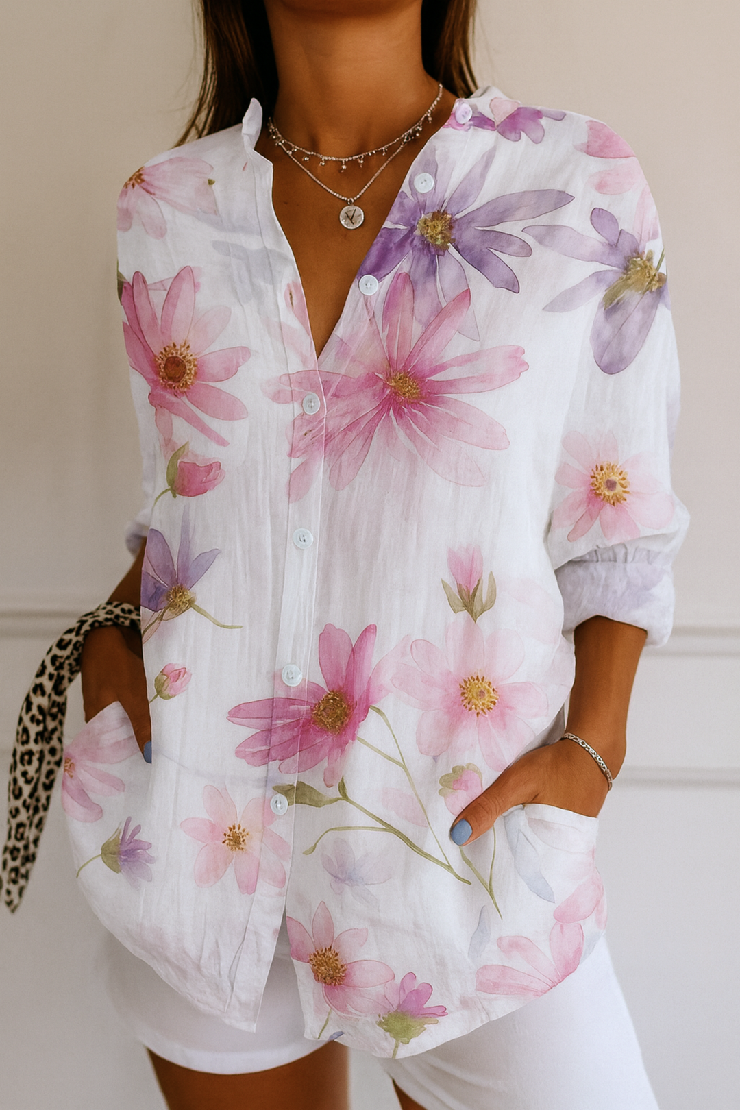 Astra | Blouse à motifs colorés