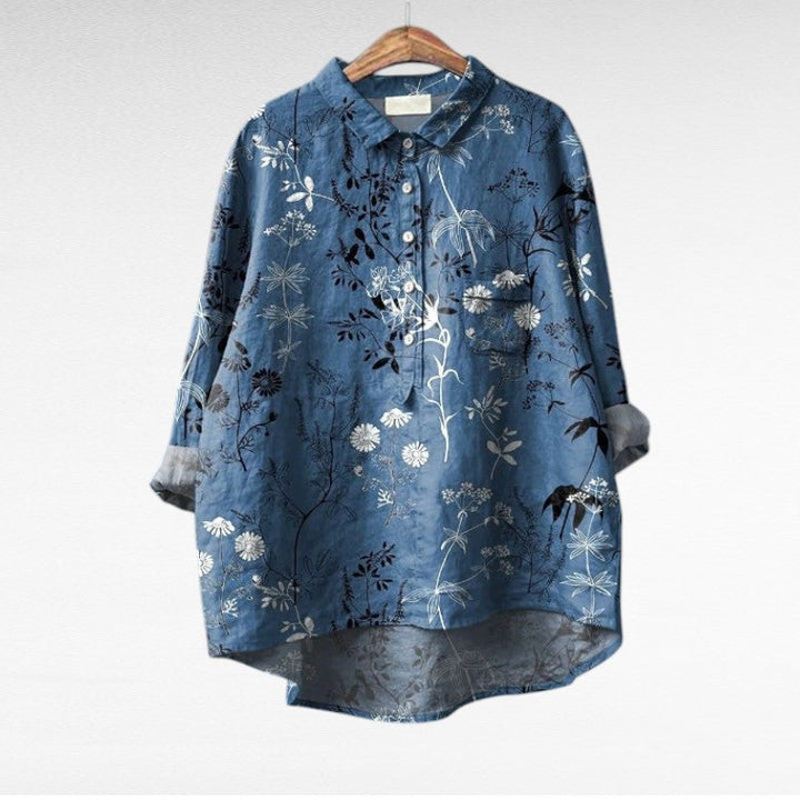 Séraphine | Blouse Florale Artistique