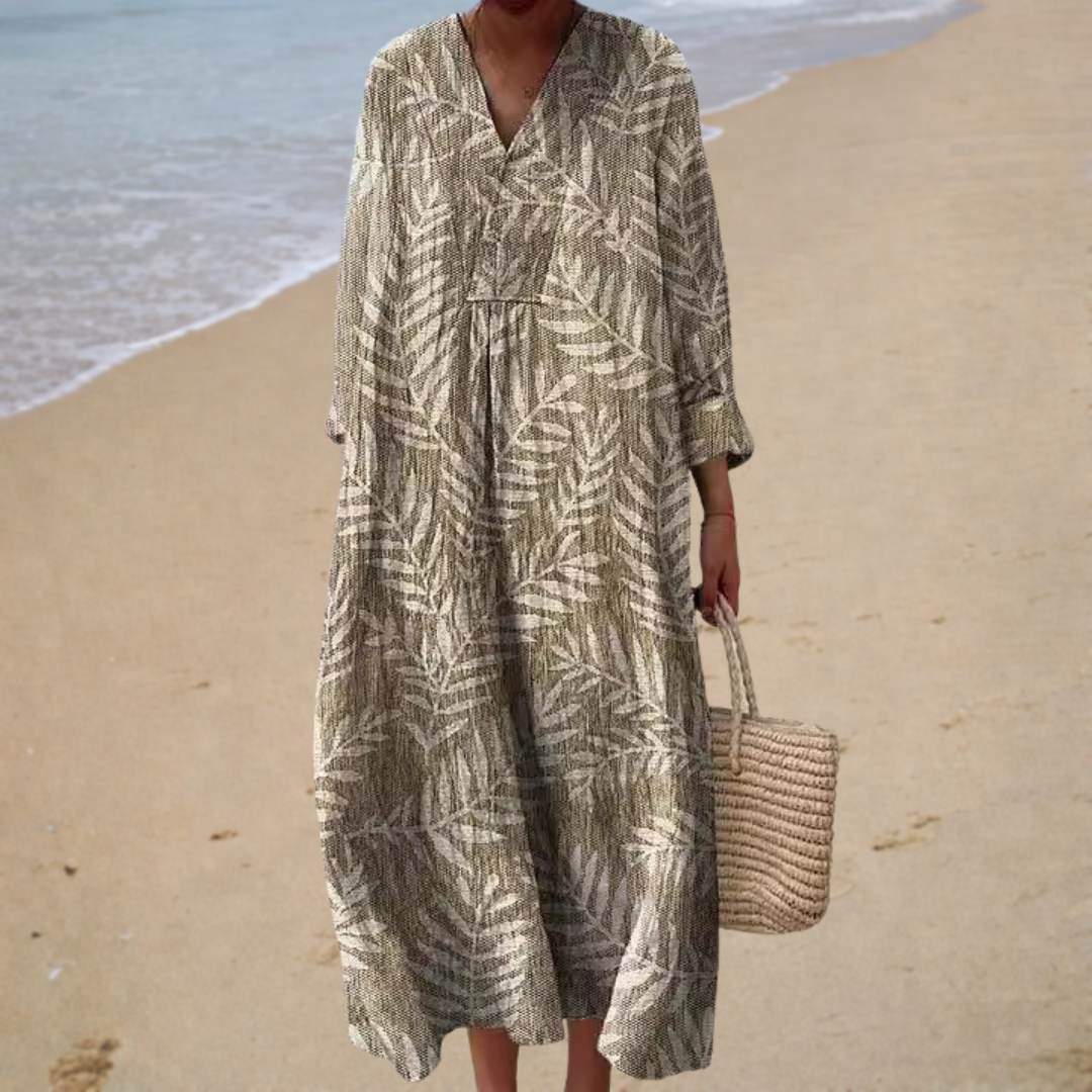 Robe Imprimée d'Été qui Met en Valeur