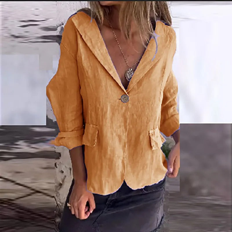 Alyssa™ - Lightweight Retro-Inspired Blazer