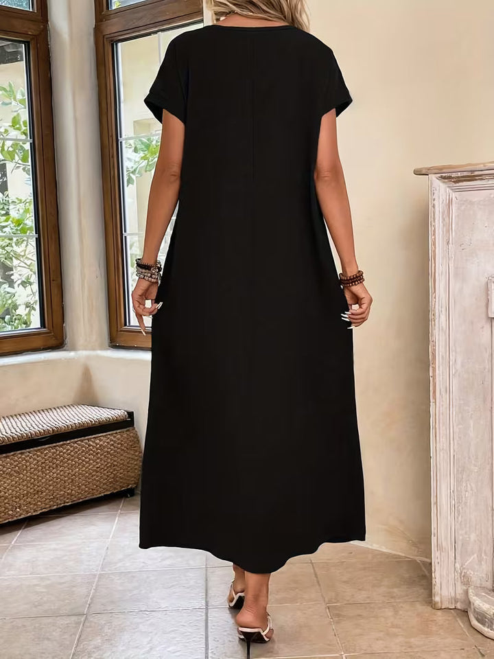Margaux™ — Elegant Minimalist Maxi Dress