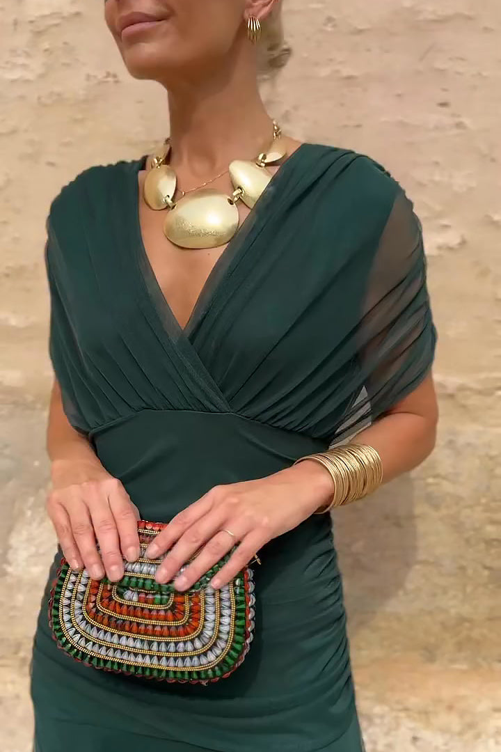 Robe Santana en Soie Élégante - Maison Claire et Sylvie