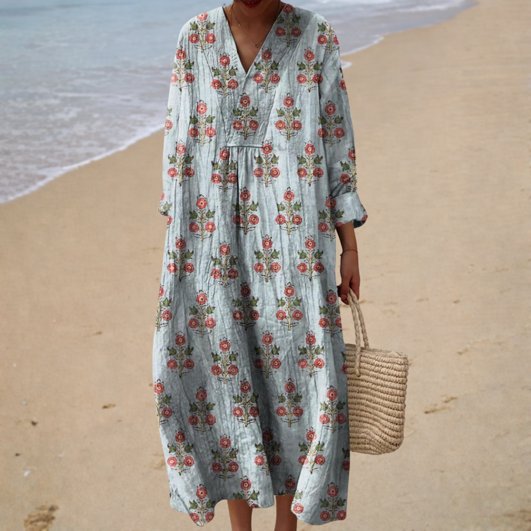 Robe d'été imprimée qui met en valeur