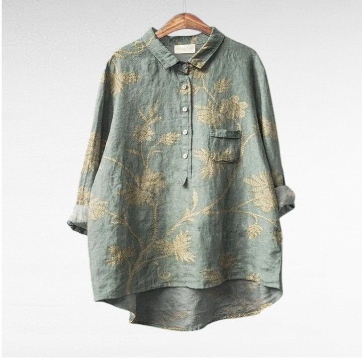 Séraphine | Blouse Florale Artistique
