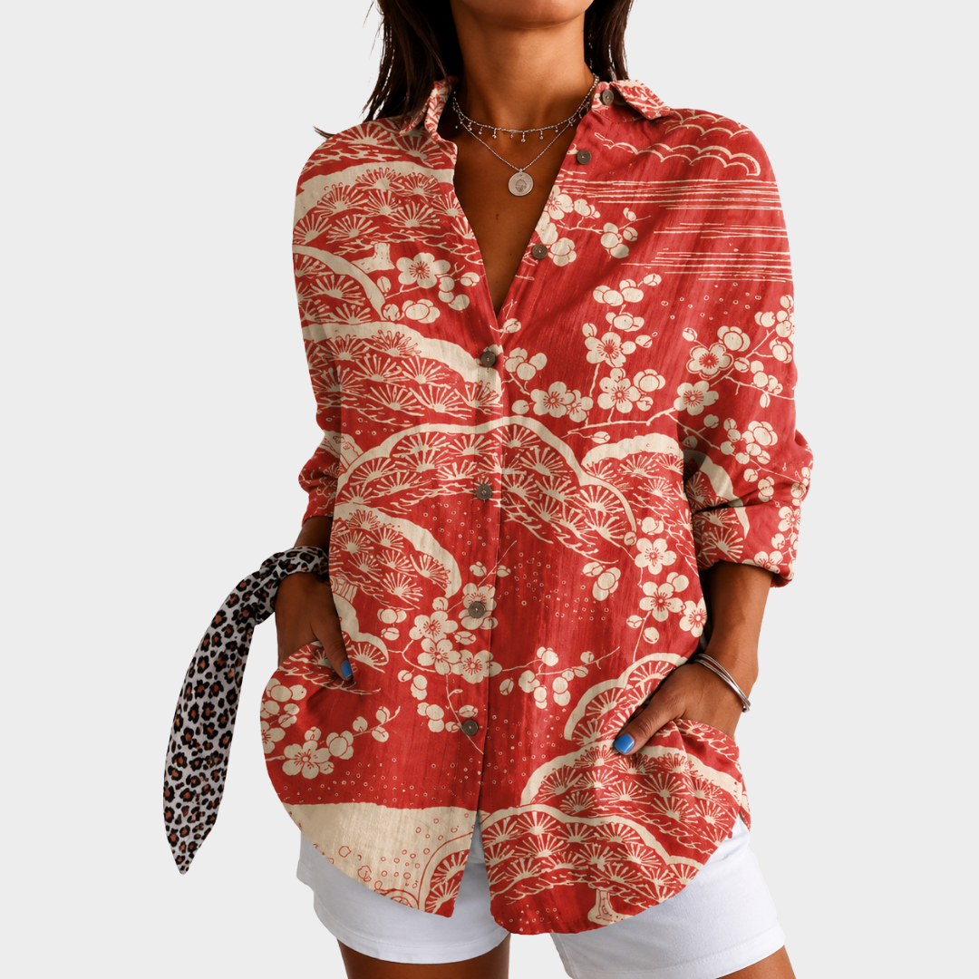 Blouse Légère à Imprimé Coloré