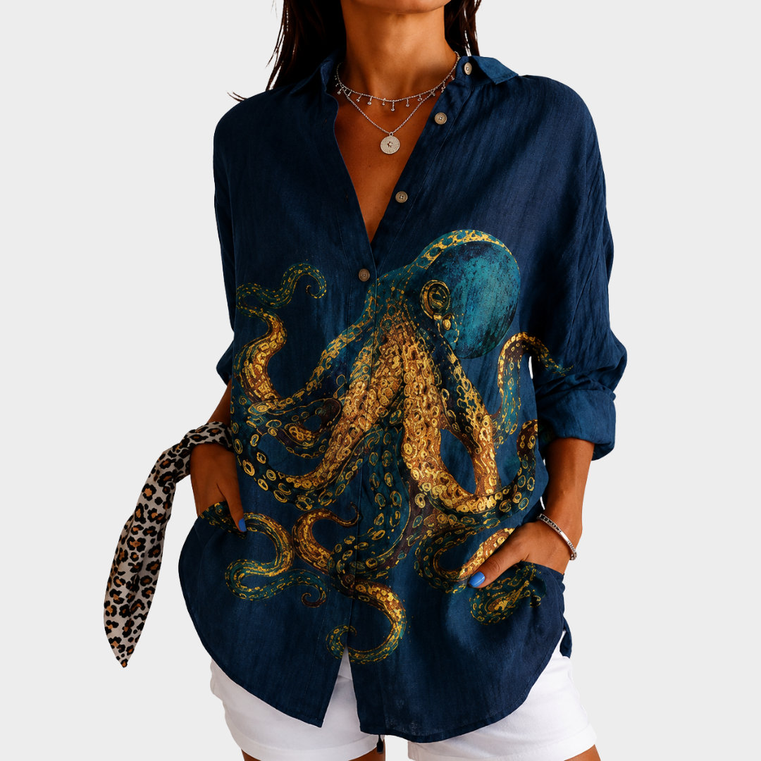 Blouse Légère à Imprimé Coloré