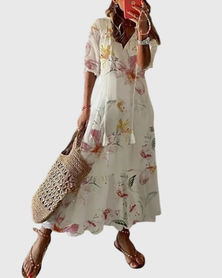 Sofia | Boho Vintage Summer Maxi Dress