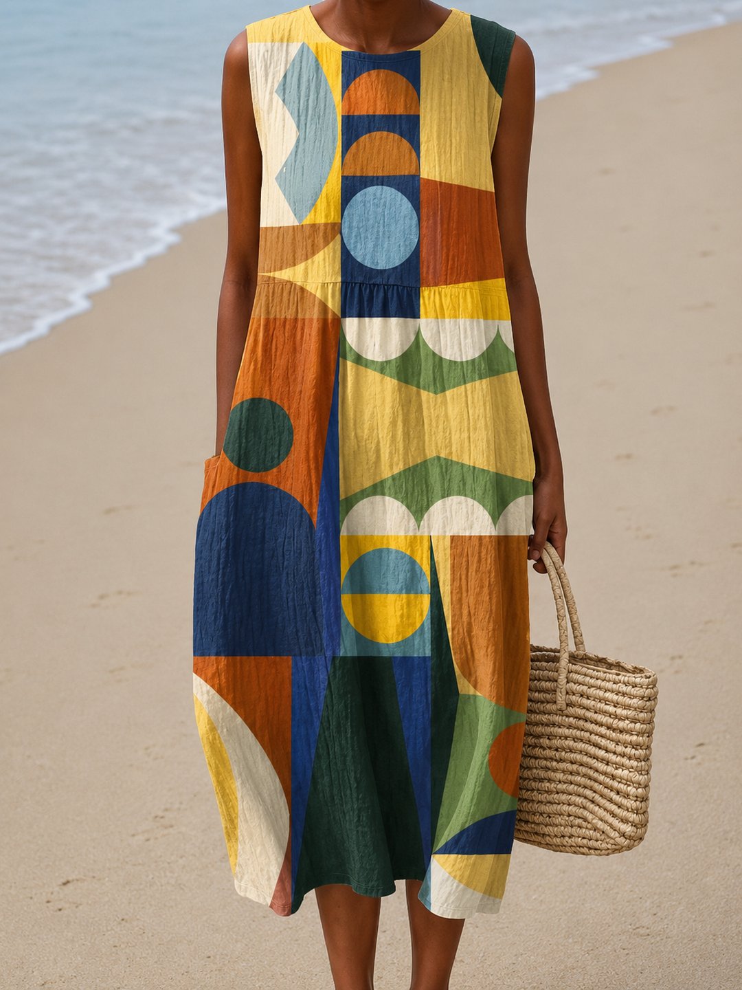 Robe d'Été Sans Manches