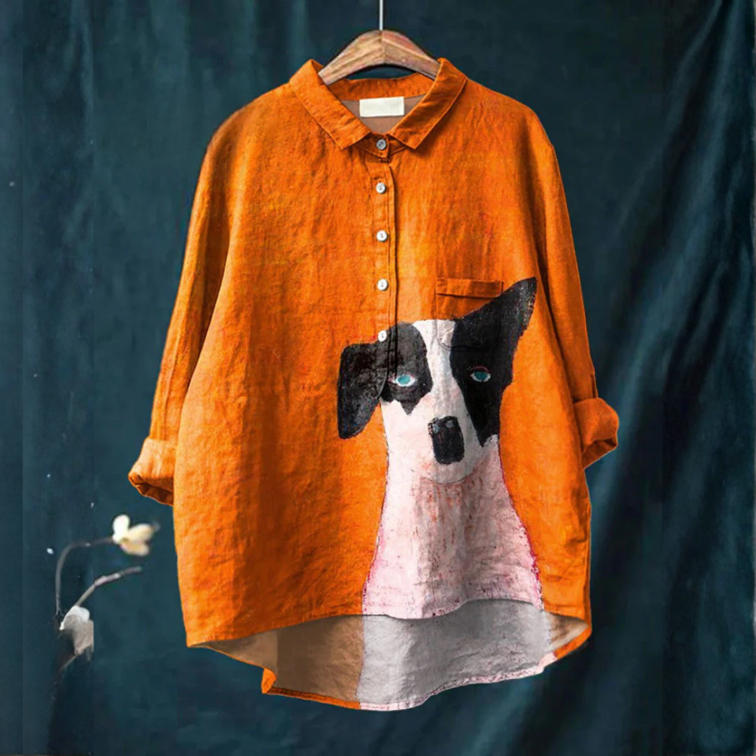 DELACROIX | Chemise Élégante à Motif Gabrielle