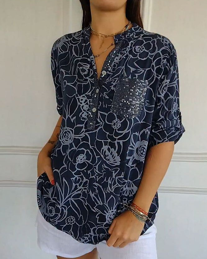 Camila | Elegant Blouse with Pocket