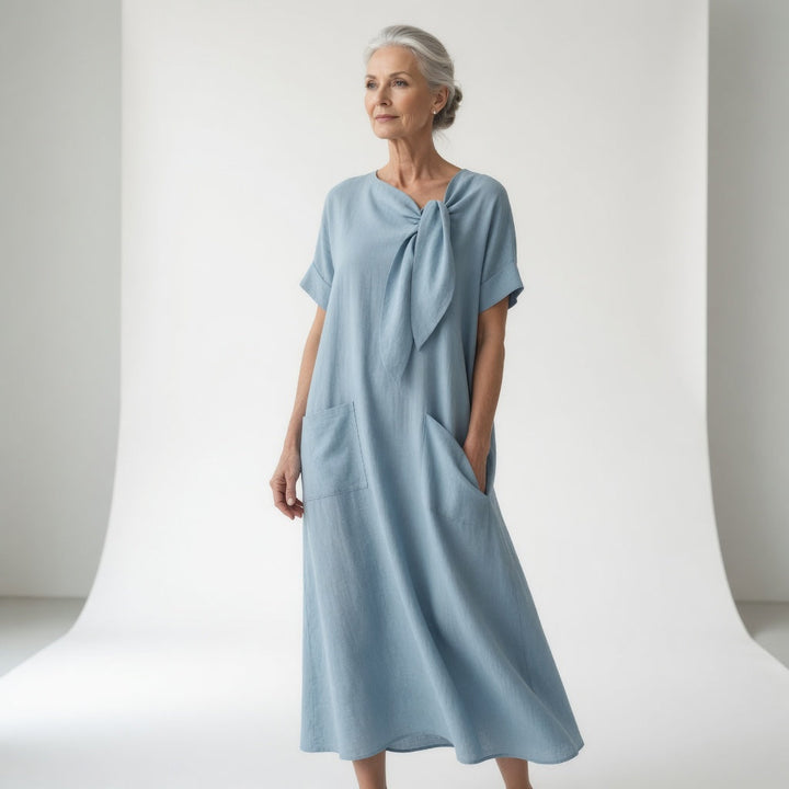 Mireille™ — Fluid Cotton Summer Dress