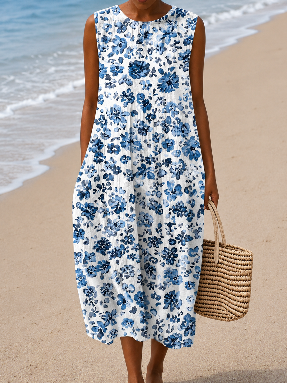 Robe d'Été Sans Manches