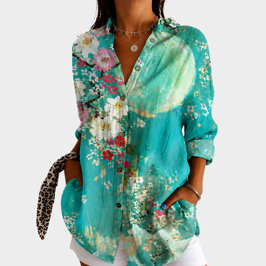 Blouse Légère à Imprimé Coloré