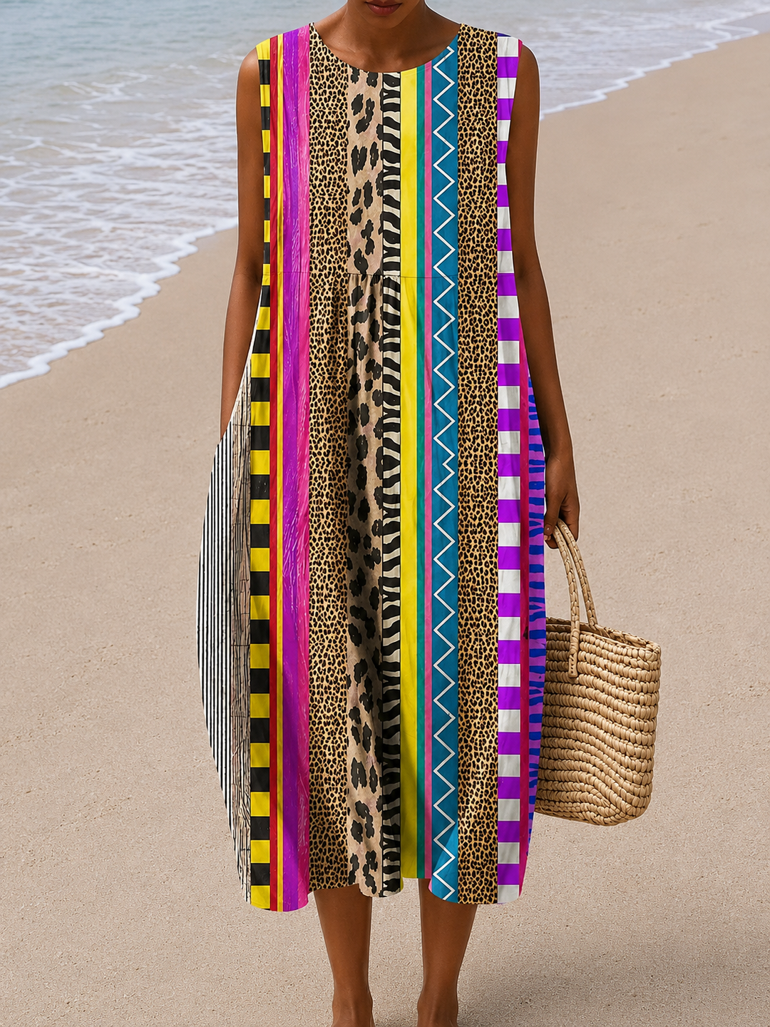 Robe d'Été Sans Manches