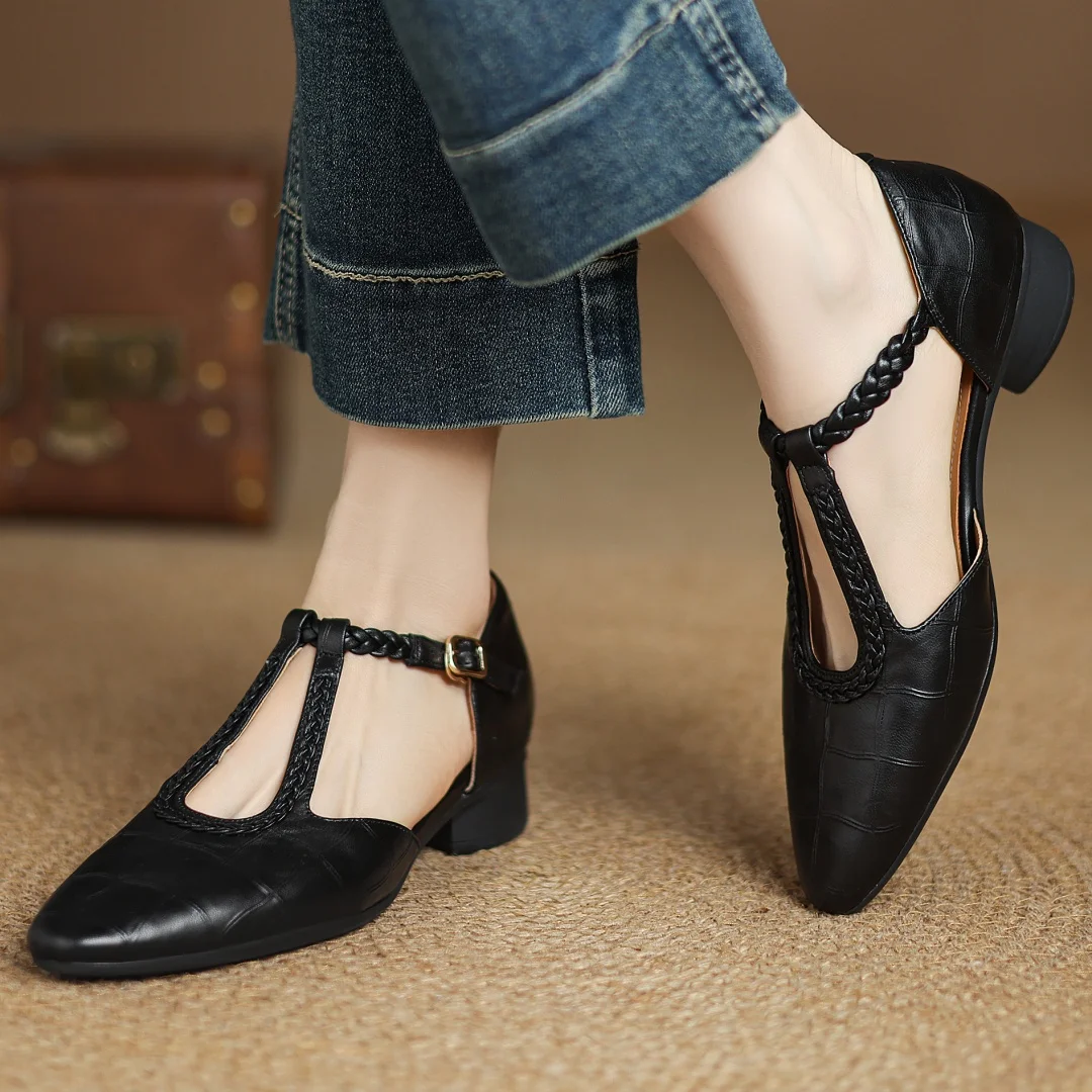 Clara - Orthopedic Leather Mary Jane Shoes