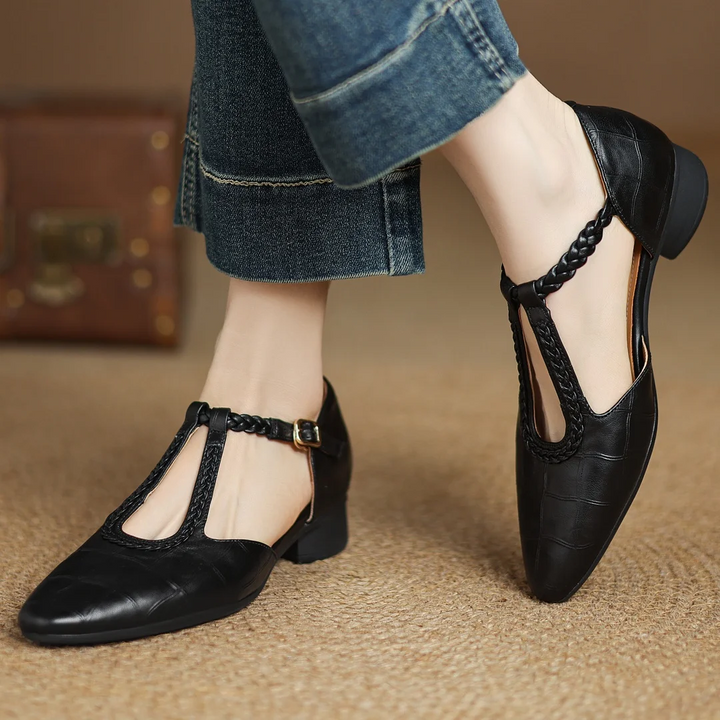 Clara - Orthopedic Leather Mary Jane Shoes
