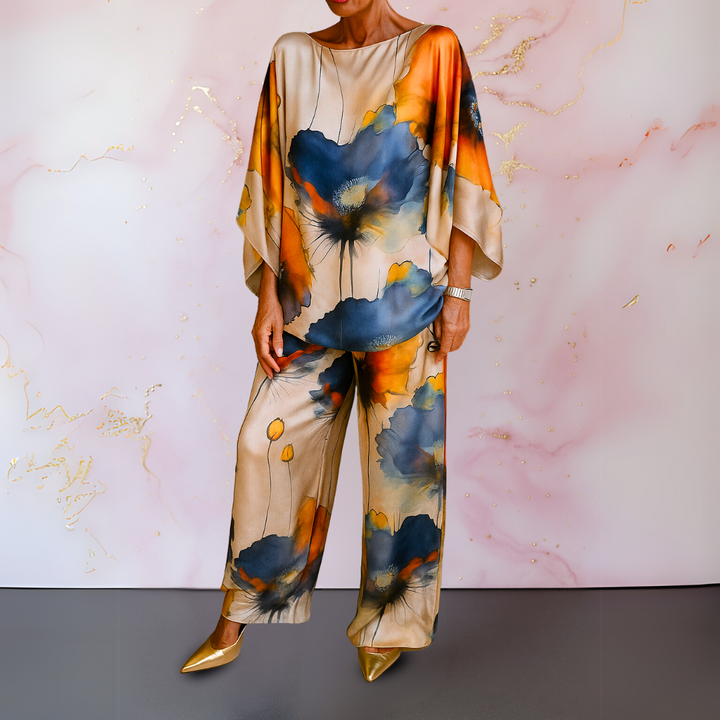 Maelora™ | Women's Satin Two-Piece Set