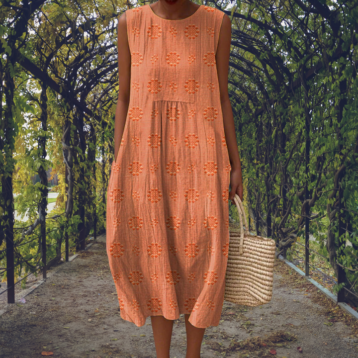 Ginevra™ | Sleeveless Pocket Maxi Dress
