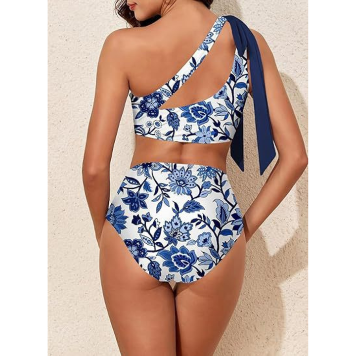 Marit | High Waist One Shoulder Bikini