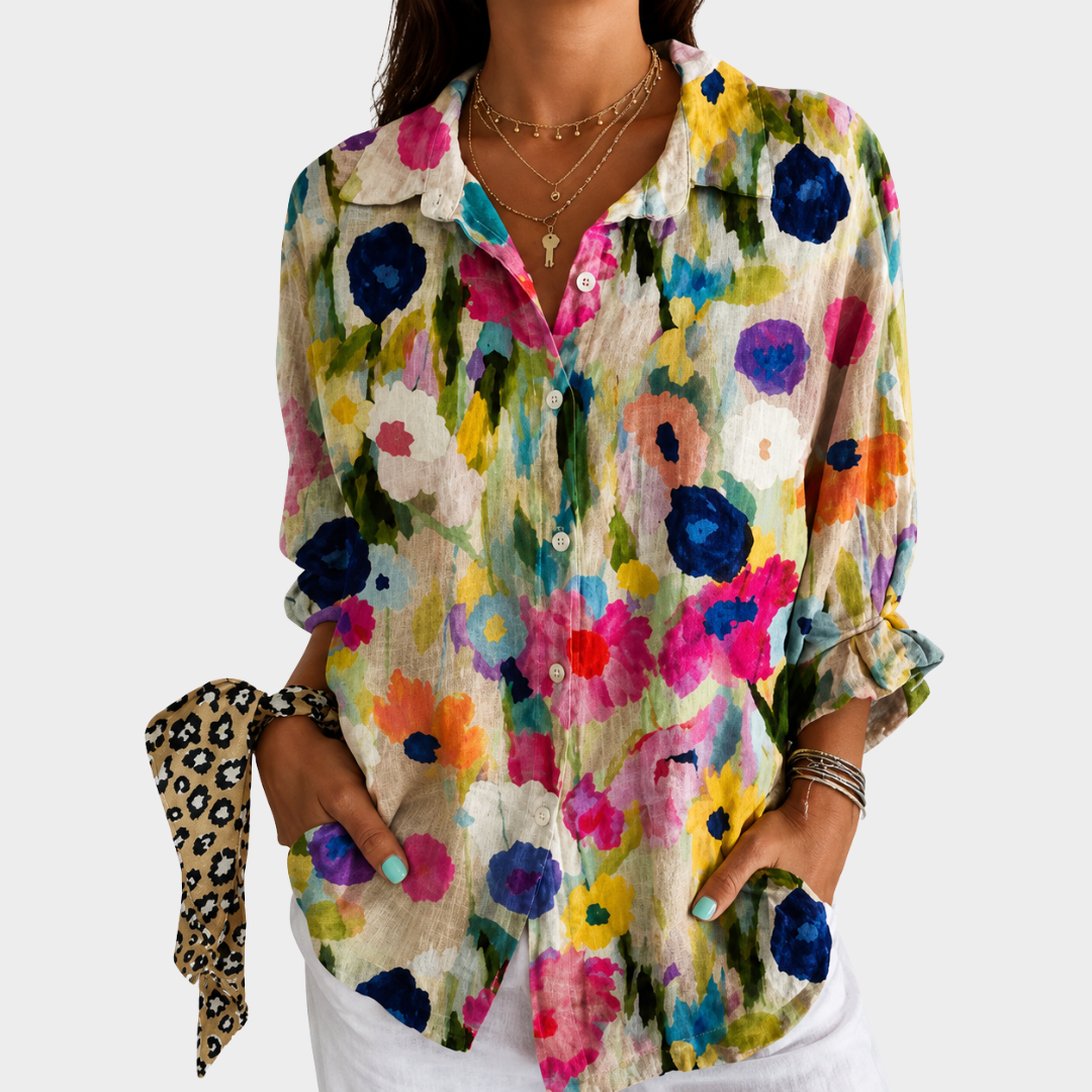 Blouse Légère à Imprimé Coloré