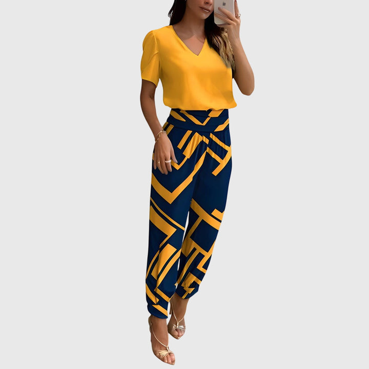 Jennifer™ | Trendy Blouse & Pants Set