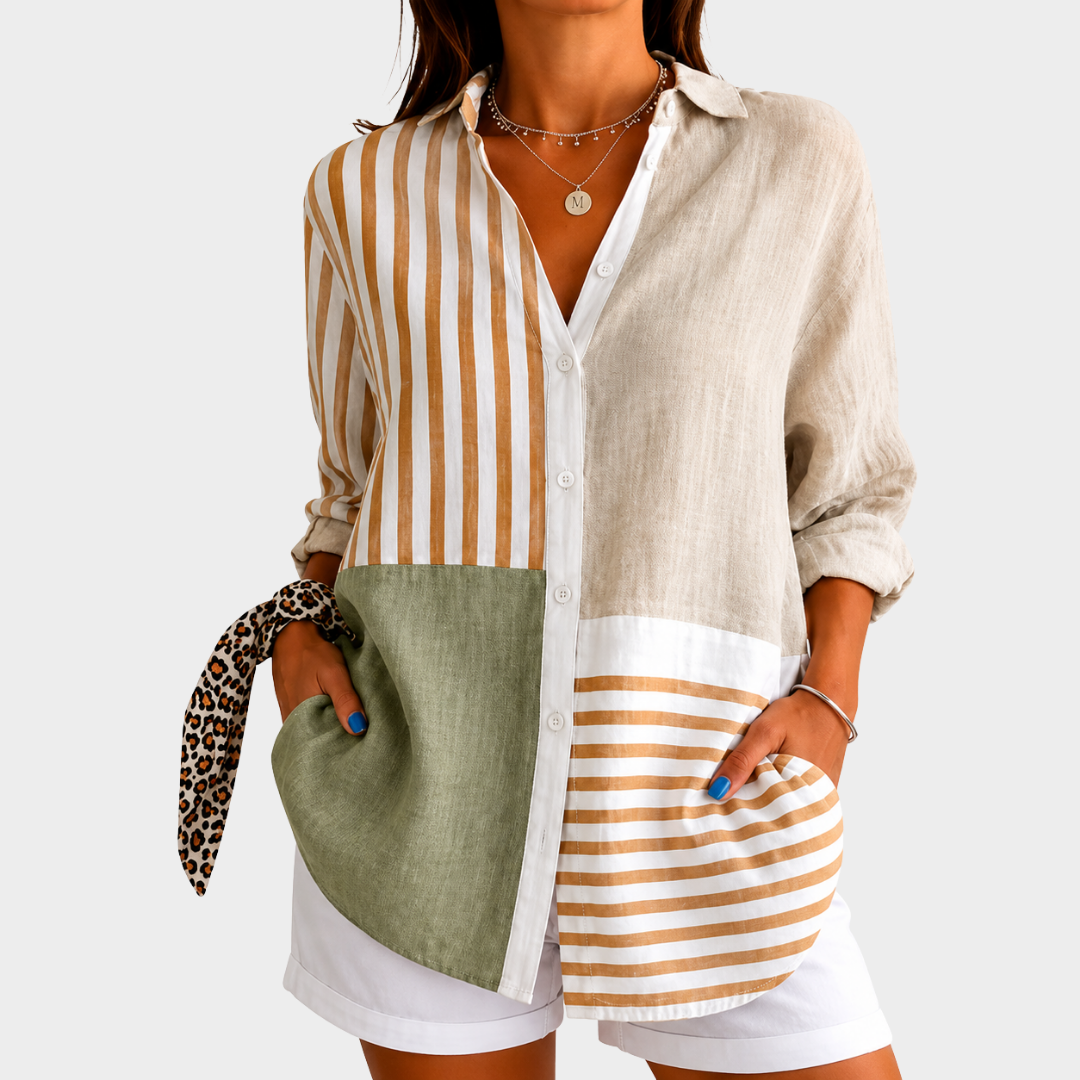 Blouse Légère à Imprimé Coloré
