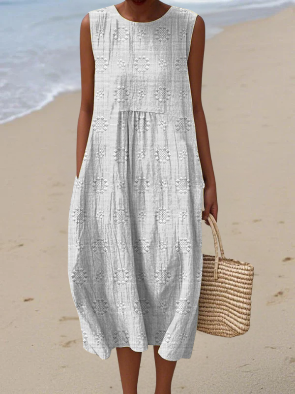 Willa™ | Embroidered Midi Dress