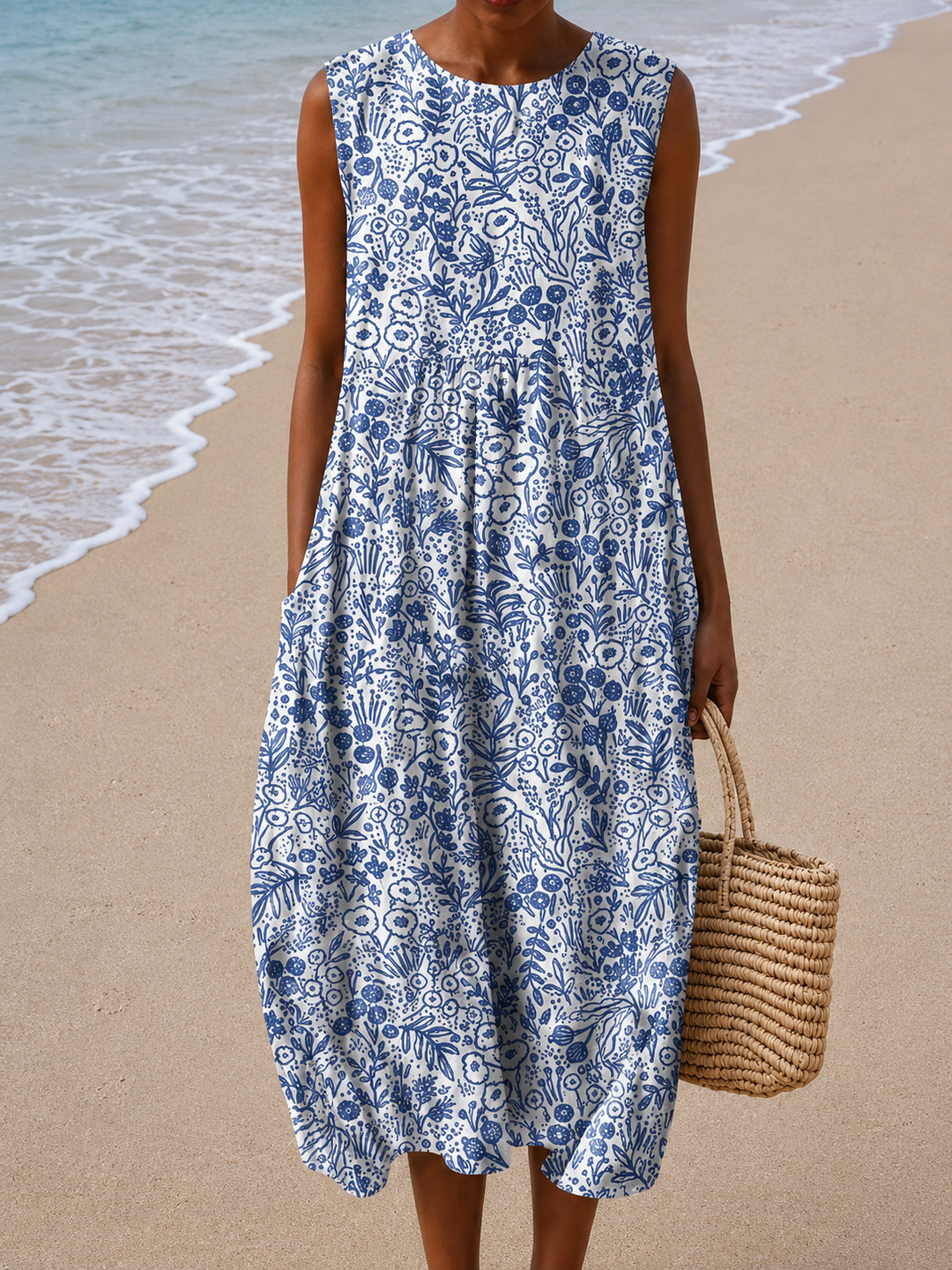 Robe d'Été Sans Manches