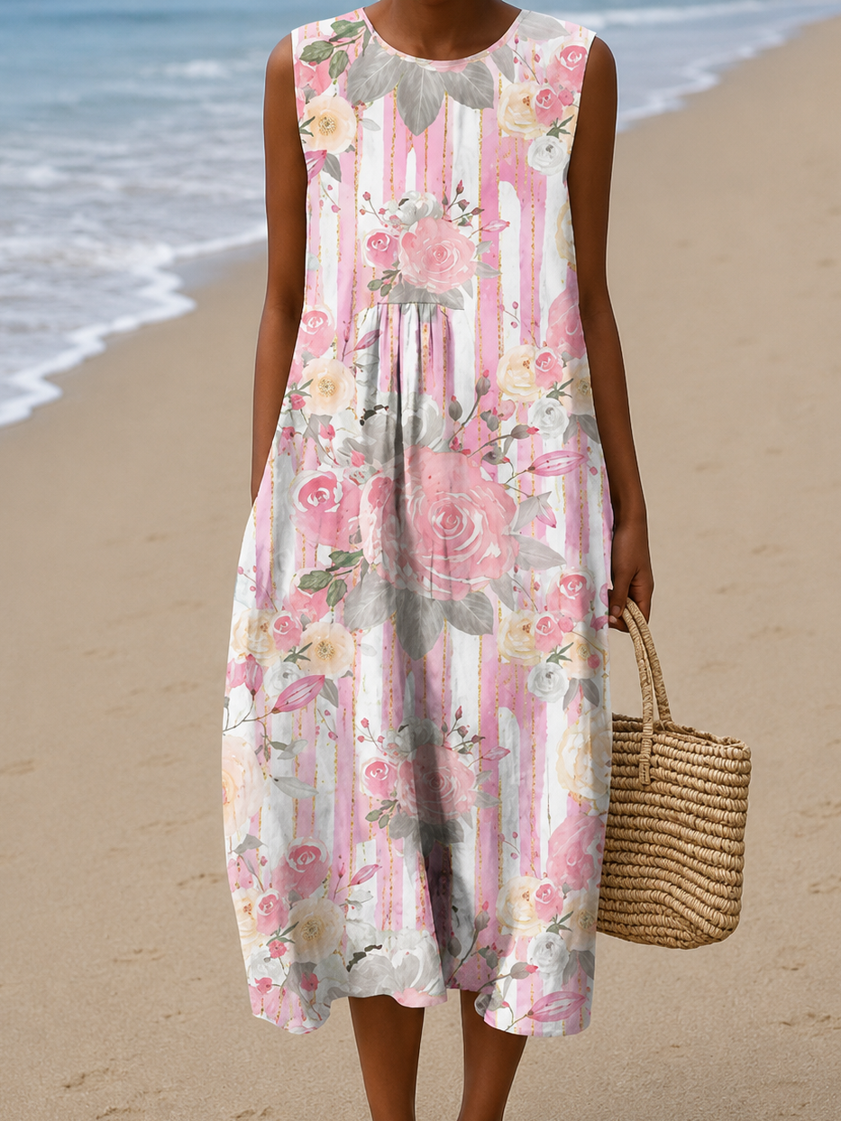 Robe d'Été Sans Manches