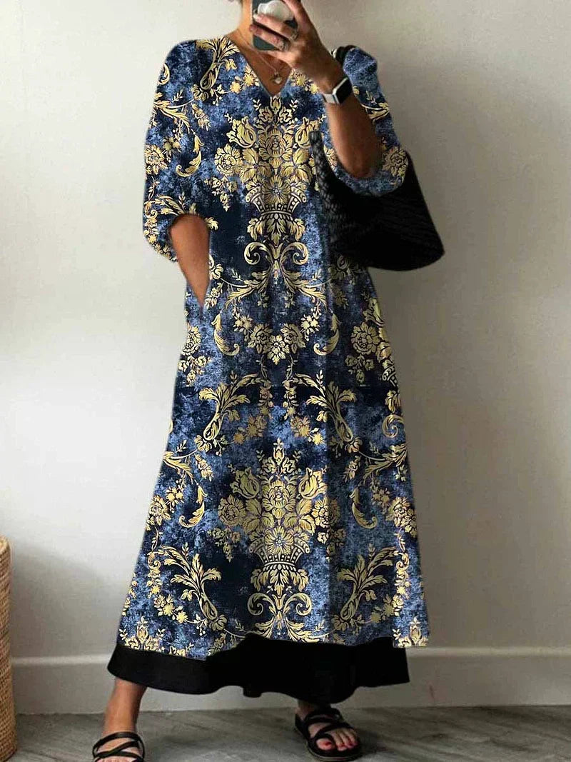 Maryam | Elegant Printed Dress Sarah