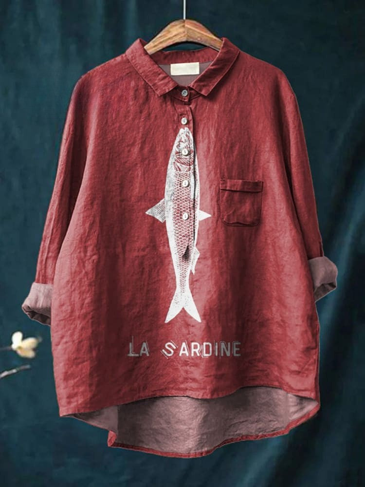 DELACROIX | Chemise Élégante à Motif Adèle