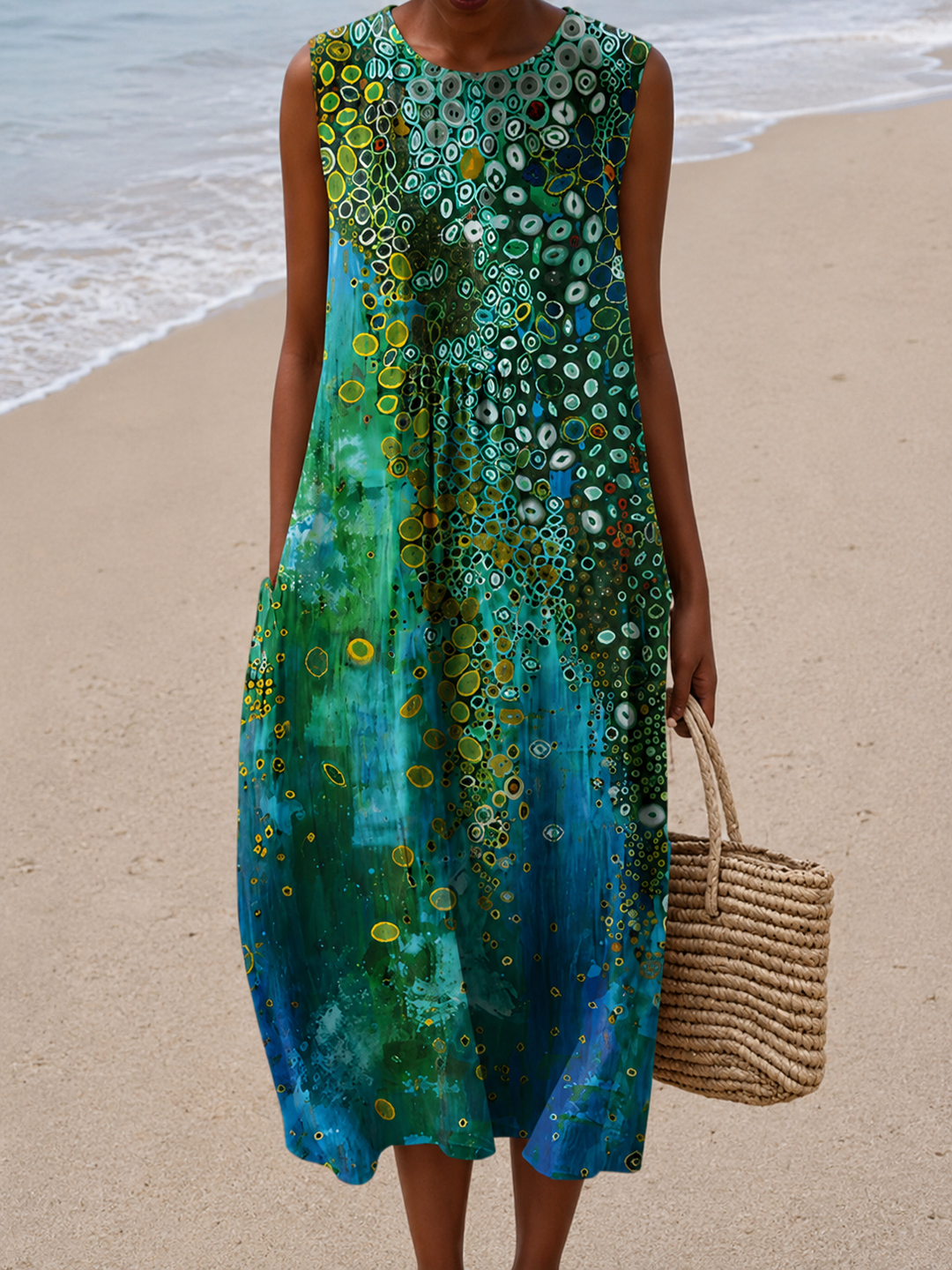 Robe d'Été Sans Manches