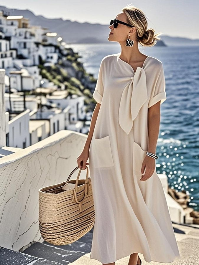 Mireille™ — Fluid Cotton Summer Dress