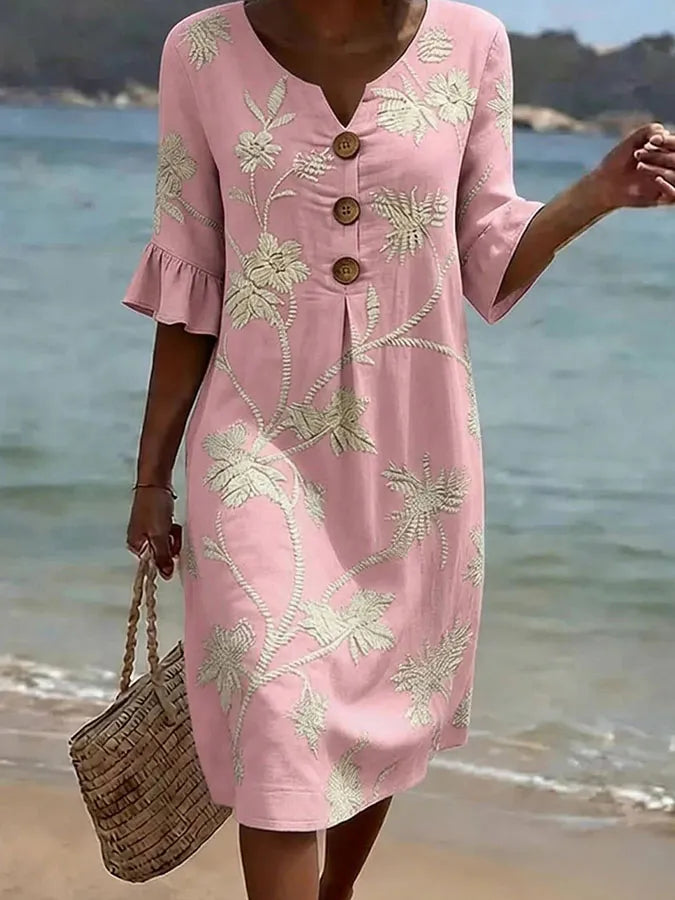 Robe à imprimé floral