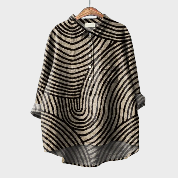 Jacinthe | Blouse Graphique Moderne