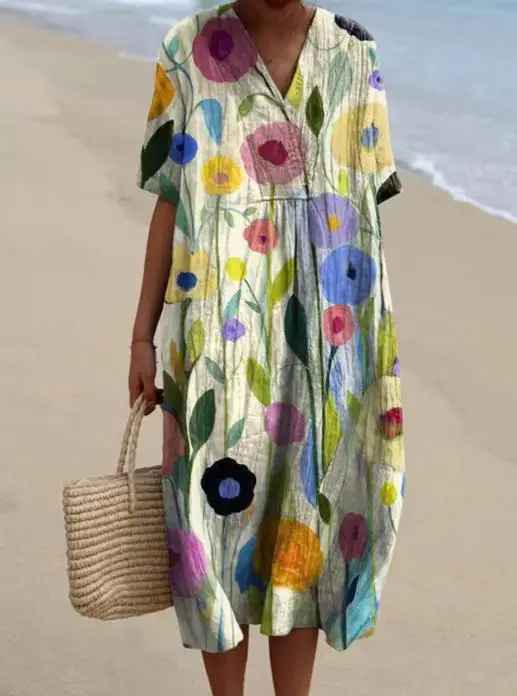 Lina | Vintage Flower Dress