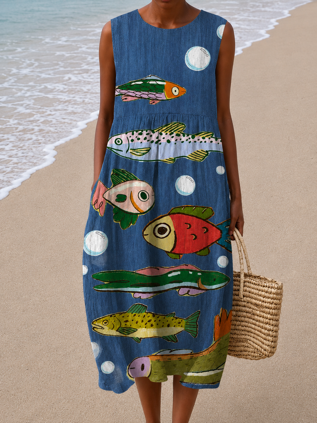 Robe d'Été Sans Manches